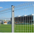 Peach Pillar Galvanized Fence 3D Fence Airport Highway